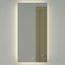 Зеркало Defesto Glow DF 2505S 50х100 с LED-подсветкой, 4 500 K, сенсорный выключатель