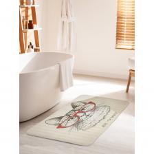 Коврик для ванной противоскользящий на пол 60х100 см станет ярким акцентом для создания домашнего уюта в интерьере вашей ванной комнаты. Большой половик для ванной, душевой и туалета выполнен из мягкого и приятного материала велсофт (100% полиэстер) с тонкой прослойкой из поролона. Велсофт- мягкий ворс, который обеспечивает комфортное прикосновение при хождении босиком. Основание изделия изготовлено из нетканого материала с антискользящим покрытием, что предотвращает его скольжение по плитке и кафелю. Края прямоугольного коврика надежно обработаны, не распушатся (не деформируются) во время эксплуатации. Быстро высыхает и не теряет своих свойств при длительном контакте с влагой. Универсальное изделие подходит для использования в бассейне, сауне, спальне в качестве прикроватного коврика и как коврик для детей. Аксессуар для ванной мгновенно впитывает влагу, быстро сохнет и не линяет. Уход: стирать при температуре 30-40 градусов, выбирая деликатный режим стирки и отжим не более 800 оборотов. НЕ ОТБЕЛИВАТЬ! Декоративная защитная подстилка с фотопринтом подходит для дома и дачи, хороший подарок маме, бабушке, папе, дедушке на День рождения, юбилей и новоселье. В комплект к коврику вы можете подобрать шторку для ванной и корзинку для белья под брендом JoyArty. Яркость рисунка может отличаться от изображения на сайте. Допустимо отклонение в размерах +- 2 см.