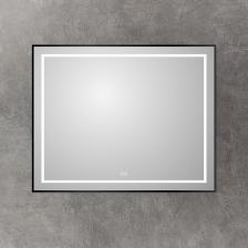 Зеркало BelBagno Kraft 80x100, с подсветкой, с подогревом, черный