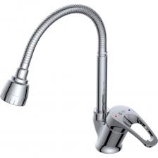 Смеситель AV Engineering представляет собой современное решение для кухни. Он выполнен из прочной латуни с хромированным покрытием, что обеспечивает долговечность и устойчивость к коррозии. Однорычажная конструкция с боковым расположением рычага позволяет легко регулировать поток и температуру воды. Смеситель оснащен керамическим картриджем диаметром 35 мм, что гарантирует надежную работу запорного механизма. Гибкий поворотный излив с двухрежимной лейкой обеспечивает удобство использования, а встроенный аэратор способствует экономии воды. Гибкая подводка в комплекте упрощает монтаж.