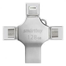 USB-флешка Smartbuy Quad MC15 128GB USB 3.0 Metal (SB128GBMC15)