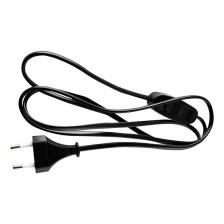 Сетевой шнур с выключателем, 230V 1,9м черный, KF-HK-1-2, цена за 1 шт.