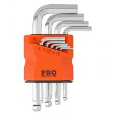Набор ключей шестигранных коротких Pro Startul PRO-89409 1,5-10 мм, 9 шт., с шаром