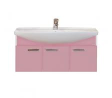 Тумба под раковину подвесная Misty Джулия 105 розовый