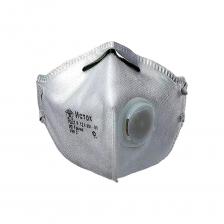 Фильтрующая складная полумаска с клапаном ON с угольным слоем, FFP1, индивидуальная упаковка 23-02-010