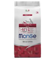 Корма для собак Monge Dog Adult Mini / Сухой корм Монж для взрослых собак Мелких пород