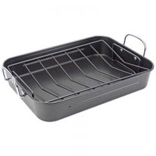 BEKA Жаровня стальная с антипригарным покрытием с решеткой 38x29 см Ovenware (16370384)