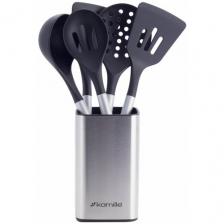 Набор кухонных принадлежностей Kamille KM 5238 (6 предметов) с подставкой