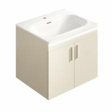 Тумба со встроенной раковиной для ванной комнаты Xiaomi HiGold Bathroom Cabinet With Sink Wood Cream 600 mm (тумба + встроенная раковина)