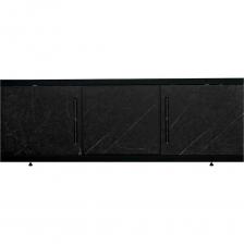 Экран под ванну Alt Black МДФ раздвижной не только скроет коммуникации и предметы хранения, но и придаст интерьеру завершенность. Модель выполнена в современном дизайне. Каркас изготовлен из алюминия, окрашенного методом порошкового напыления. Такое покрытие обеспечивает защиту от влаги и коррозии, гарантируя долговечность изделия. Раздвижные двери-купе выполнены из МДФ плиты толщиной 16 мм с ПВХ покрытием. Открывание осуществляется за счет фрезерованных ручек-зацепов на боковых фасадах. Центральная панель выполнена без ручки для сохранения лаконичного дизайна. Экран комплектуется регулируемыми опорами цвета, которые позволяют настроить высоту и компенсировать неровности пола, обеспечивая стабильную установку.