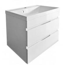 Тумба под раковину подвесная Stella Polar Памелла 80 белая