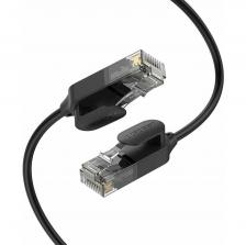 Кабель UGREEN NW122 (70332) CAT 6A Pure Copper Ethernet Cable OD2.8 1м черный 70332_