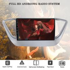 9 "8G + 128G Android 14 Автомобильный DVD GPS-монитор для Hyundai Verna Solaris 2016 2017 2018 Автомобильный радиоприемник Видеоплеер Магнитофон BT WIFI