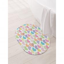 Коврик для ванной и туалета - это современный аксессуар для дома и отличное приобретение для создания домашнего уюта в интерьере вашей ванной комнаты. Универсальный мягкий коврик для ванны противоскользящий на пол размером 58x38 см. Половик для ванной, душевой и туалета выполнен из мягкого и приятного верхнего слоя на основании 100% полиэстера. Нижний слой: прорезиненная основа с противоскользящим покрытием. Овальный коврик для ванны и душа безворсовый на пол защитит вас от скольжения и предотвратит падение. Ковер впитывающий и при этом быстросохнущий, не теряет своих свойств при длительном контакте с влагой. Универсальное изделие подходит для использования в бассейне, сауне, коврик для туалета в туалетной зоне, под унитаз, дорожка в ванную, коврик для кухни и спальне в качестве прикроватного коврика и как коврик для детей. В комплект к коврику для ног резиновому можете подобрать шторку для ванной под брендом JoyArty. При распаковке маленького коврика на пол в ванную может присутствовать незначительный запах, связанный с производственными особенностями. Яркость рисунка может отличаться от изображения на сайте. Допустимо отклонение в размерах +- 2 см.