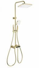 Душевая стойка Wonzon & Woghand Muse WW-B3112-BG с гигиеническим душем, брашированное золото