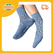 Носки детские махровые Sof-tiki монстрики, цвет: джинсовый