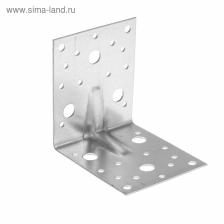 Уголок крепежный усиленный ТУНДРА krep, 105x105x90x2 мм
