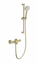 Термостатический смеситель Wonzon & Woghand WW-C2001-A-BG для ванны с душем, брашированное золото