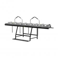 Станок для гибки листового металла Stalex MAX 20 предназначен для изготовления металлических изделий различного назначения. Это оборудование для гибки и резки листового металла имеет одну важную особенность – это лёгкий и мобильный станок, его можно использовать непосредственно на месте работ, легко перемещая станок на объекте, при этом станок имеет очень высокое качество гибки. Глубина подачи листового материала – 483 мм, ход прижима при этом – до 60 мм. Обеспечивает отличную гибку листов из стали 0,7мм, из алюминия 1,0мм и из цинка 0,8мм Может выполнять подгиб кромок на 180° (вторым догибом) На станке можно изготавливать модели с большой жесткостью. Это достижимо благодаря углу загиба - 180° Плюсы станков Stalex MAX 20 Отличительной особенностью непроходных станков является дополнительные рёбра жёсткости на литые F-образные опоры станка – отсутствие комбинированной системы негативно влияет на надежность, что влечёт за собой в лучшем случае долгосрочный и затратный ремонт. Надёжный качественный нож «МАХ Cut-Off» с безопасной и удобной рукоятью. Станки Stalex МАХ 20 имеют минимальный радиус кромки прижимной планки 2 мм – что делает станок более универсальным в работе с широким ассортиментом элементов кровли и различных профилей Эргономичные ручки станка с удобным диаметром охвата, с прорезиненным покрытием или рифлёной поверхностью. Ещё одно отличие станка Stalex MAX 20 – при загрузке листа в станок верхняя ручка расположена в горизонтальном положении, что позволяет осуществлять загрузку материала одному сотруднику. Уникальной особенностью гибочных станков являются подвижные прижимные кулачки нового образца арт.14950R – благодаря системе прижимных кулачков станки имеют чёткую фиксацию листа, вне зависимости от срока службы или состояния станка. На протяжении всего цикла жизни каждого станка, работая с тонколистовым металлом даже на максимальных толщинах – разработанная конструкция прижимных кулачков позволяет всегда чётко фиксировать лист. Поскольку листогибы являются оборудованием металлообрабатывающей отрасли, такой показатель как присутствие и наличие зап. частей является важнейшим показателем. Мы имеем постоянное наличие запасных частей и аксессуаров. К станкам Stalex МАХ 20 возможно установить дополнительное оборудование: Угломер – обеспечивает повторяемость гиба изделий на необходимый угол Роликовый нож MAX Cut-Off – резка тонколистого металла до 0,7мм включительно (сталь с пределом прочности не превышающий параметр ?в <400 MРa) Стойка для ст