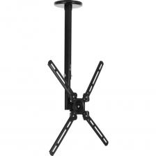 Кронштейн для телевизора Cactus CS-CP07 черного цвета предназначен для надежного крепления телевизоров с диагональю от 23 до 55 дюймов и максимальным весом до 45 кг. Этот потолочный кронштейн обеспечивает гибкость установки благодаря возможности поворота и наклона, что позволяет настроить оптимальный угол обзора. Конструкция кронштейна предусматривает прочное крепление, что гарантирует безопасность вашего оборудования. Черный цвет изделия делает его универсальным и подходящим для любого интерьера. Установка кронштейна проста и не требует специальных навыков, что делает его удобным решением для дома или офиса.