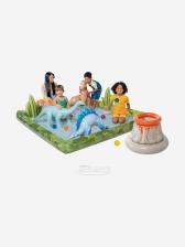 Игровой центр Intex 56132 Jurassic Adventure, 2+ (201х201х36см), Зеленый