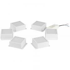 SPO-646-3-5K-W6 Светильник светодиодный ЭРА SPO-646-3-5K-W6 36Вт 5000К 3420Лм 89х89мм грильято 100х100 домино белый 6 кубиков драйвер, цена за 1 шт