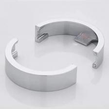 Декоративная крышка для отверстия для телескопического смесителя, настенная заглушка для душа в ванной комнате, крышка отверстия для смесителя, хромированный чехол для увеличения отверстия для смесителя