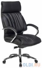 Кресло руководителя Бюрократ T-9904NSL черный кожа крестовина металл хром