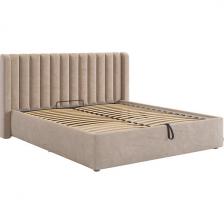 Кровать с подъемным механизмом Ева 160х200 см Mebelson (ДСП,ЛДСП,Велюр/Капучино) арт.ZP.KM1.6-23.2170