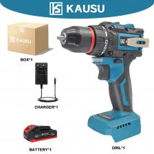 Бесщеточная аккумуляторная дрель KAUSU 10 мм для аккумулятора Makita 18 В