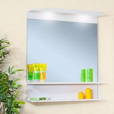 Зеркало Бриклаер Чили Чили 80 светлая лиственница С, с подсветкой и полкой