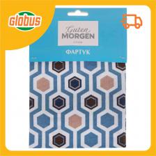 Фартук кухонный Guten Morgen Kitchen Mosaic рогожка цвет: серо-голубой/белый