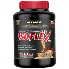 Allmax Nutrition Isoflex 100% ультра-чистый изолят сывороточного протеина (фильтрация отрицательно заряженными ионами) шоколад и арахисовое масло 5 фунтов (2 27 кг)