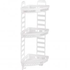 Полка угловая «Трансформер» станет идеальным решением для экономии свободного пространства на кухне и в ванной комнате. Полка идеально подойдет для хранения  необходимых ванных и кухонных принадлежностей, которые будут всегда под рукой. Полка устанавливается в угол над ванной или раковиной на кухне. Полка очень легко собирается.   Конструкция изделия  состоит из трех полок и двух бортиков, на которые крепятся полки. Высота полок  регулируется. Нагрузка на полку - 2 кг, общая нагрузка - 6 кг. Полка упаковывается индивидуально, в комплекте есть необходимый крепеж.