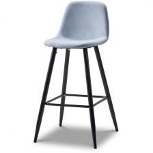 Стул барный 350B голубой TD3052-4/черный ESF DC350B blue/black 3052-4