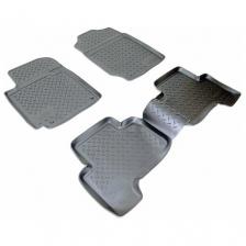 Комплект ковриков в салон NorPlast NPL-Po-85-25 для Suzuki Grand Vitara, Suzuki Vitara с 2005 г., 4 шт. черный 4