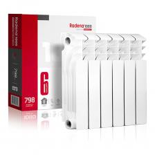 Внимание! Количество секций на фото может отличаться, ориентируйтесь на технические характеристики. Серия CS 1000 350/100 Радиаторы RADENA bimetall — секционные, полнобиметаллические радиаторы, разработаные в Италии в соответствии с европейскими стандартами и с учетом особенностей российских систем отопления. Радиаторы сертифицированы и отвечают всем европейским и российским нормам. Биметаллические радиаторы RADENA предназначены для применения в системах отопления жилых, общественных и промышленных зданий. Изготовлены в соответствии с ГОСТ 31311–2005. Биметаллический радиатор состоит из секций, соединенных с помощью стальных ниппелей и паронитовых (безасбетовых) прокладок, обеспечивающих герметичность соединений при температуре теплоносителя +120 °С. Внутренняя часть секции радиатора (коллектор) состоит из вертикальной и горизонтальной стальных труб, соединенных с высокой точностью автоматической сваркой в среде аргона. Коллектор биметаллического радиатора заключен в оболочку из высокопрочного алюминиевого сплава методом литья под давлением. Оптимальное оребрение секции радиатора позволяют достичь высоких показателей теплоотдачи, уменьшают инертность прибора. Радиатор окрашен в несколько слоев эпоксидным полиэстером методом анафореза и электростатического напыления порошковой эмали. Базовый цвет радиатора – белый RAL 9016.