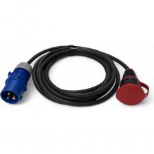 Силовой удлинитель с заземлением iTOK серии iCONNECT PRO в однофазном исполнении имеет на одном конце кабеля розетку стандарта Shuko, а на другом вилку стандарта CEE (1P+N+E) предназначен для подключения различных приборов, механизмов, генераторов, других специальных устройств требующих способ подключения через стандарт CEE и Shuko на напряжение до 250 В и мощностью до 3500 Вт. Также данный силовой удлинитель может быть использован в качестве переходника от стандарта CEE к стандарту Shuko. В состав изделия входит: Розетка с заземлением и защитной крышкой стандарта Shuko, и Вилка (1P+N+E) стандарта CEE, Морозостойкий кабель КГтп-ХЛ 3х2,5 мм ГОСТ 24334-2020 производства Калужского Кабельного Завода. Температура эксплуатации от -60 до +50 С. Высокая степень защиты iP54 и морозостойкий кабель позволяют использовать силовой удлинитель iTOK на улице при высоких минусовых температурах и в помещениях с влажной средой. Розетка (стандарт Shuko) с защитной крышкой выполнена в твердом резиновом исполнении, что обеспечивает высокую ударопрочность и возможность применения при минусовых температурах. Вилка (1P+N+E) стандарта CEE выполнены из материала Полиамид 6, стойкого к химическим соединениям, имеют высокую надежность и длительный срок эксплуатации, а также обеспечивает высокую огнестойкость, термостойкость (самозатухающий материал), ударопрочность и возможность применения при минусовых температурах. Длина кабеля 50 м.