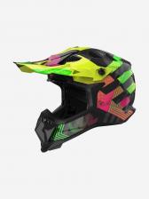 Мотошлем LS2 MX700 SUBVERTER II EVO CHROMATIC (черный, Black, глянцевый), Черный