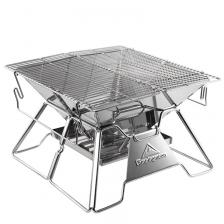 Складной портативный угольный гриль Campingmoon MT-2