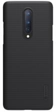 Тонкий чехол для OnePlus 8 от Nillkin серии Super Frosted Shield черного цвета