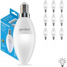 Внесите комфорт и яркость в свою кухню или гостиную с этим набором из 10 бытовых, обычных и эффективных лампочек с цоколем E14 4000k. Они создадут атмосферу уюта и сэкономят ваше время и деньги благодаря своей долговечности и экономичности. Диодная подсветка led - это инновационное решение для освещения вашего потолка. Каждая лампочка обеспечивает яркий, но мягкий свет, который создаст приятную обстановку в любой комнате. Белые цвета 4000к, которыми они светятся, делают потолок еще более стильным и привлекательным. Колба светодиодных лампочек имитирует эффект свечи. Свет зажженной свечи распространяется по всей комнате, создавая уютное атмосферное освещение. Эти лампочки особенно полезны для создания дневного светового отражения в вашей кухне, яркого освещения в гостиной или на даче. Мощность каждой лед лампочки составляет 6 Вт, питаются от 220 вольт, что делает их надежным и энергосберегающим решением. Они экономят электричество и прослужат долго – 25000 часов непрерывной работы. Комплект поставляется с рассеивателями из матового пластика, которые обеспечивают безопасность использования, а также гарантируют длинный срок службы. Хотите добавить яркости своему интерьеру? Обратите внимание на эти лампочки. Они прекрасно подходят для люстр, стенных светильников и потолочных осветительных приборов. Белый свет создаст приятную и одновременно функциональную подсветку. Создайте атмосферу тепла и комфорта в вашем доме с этим набором из 10 светодиодных лампочек 6w лэд.