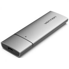 Корпус для SSD Vention USB 3.1 Gen 2-C M.2 NGFF B-Key/B M Key, серый (KPFH0)