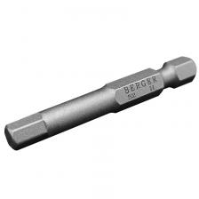 Биты Berger BG2405, магнитные, Hex4x50мм, 2 шт, S2