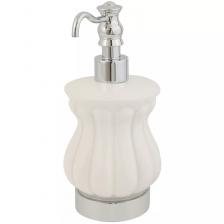 Дозатор для жидкого мыла настольный Migliore Olivia хром белый