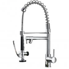 Смеситель для кухни профессиональный Профсан хром (104-39)