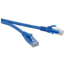 Патч-корд ExeGate UTP-RJ45-RJ45-C5e-PVC-CCA, площадь сечения 0.12 кв. мм, длина 1 м, синий