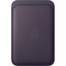 Чехол-бумажник Apple для iPhone FineWoven Wallet MagSafe тёмно-фиолетовый