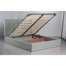 VIERO Кровать Ника мягкое изголовье с размером спального места 160х200 с ортопедическим основанием и подъёмным механизмом