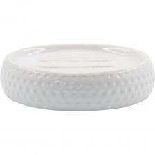 Керамическая мыльница для ванной «Florida» – стильный и практичный аксессуар для ванной комнаты. Мыльница овальной формы отличается устойчивой основой и оригинальным дизайном с тактильными углублениями. Аксессуар для ванной комнаты поможет создать атмосферу уюта и организовать пространство дома. Нежный цвет мыльницы будет радовать взгляд и поднимать настроение с самого утра. Мыльница будет гармонично смотреться с дозатором и стаканом для зубных щеток из коллекции «Florida». Купить аксессуары для ванной комнаты можно в квартиру, загородный дом, офис или в подарок близкому человеку.